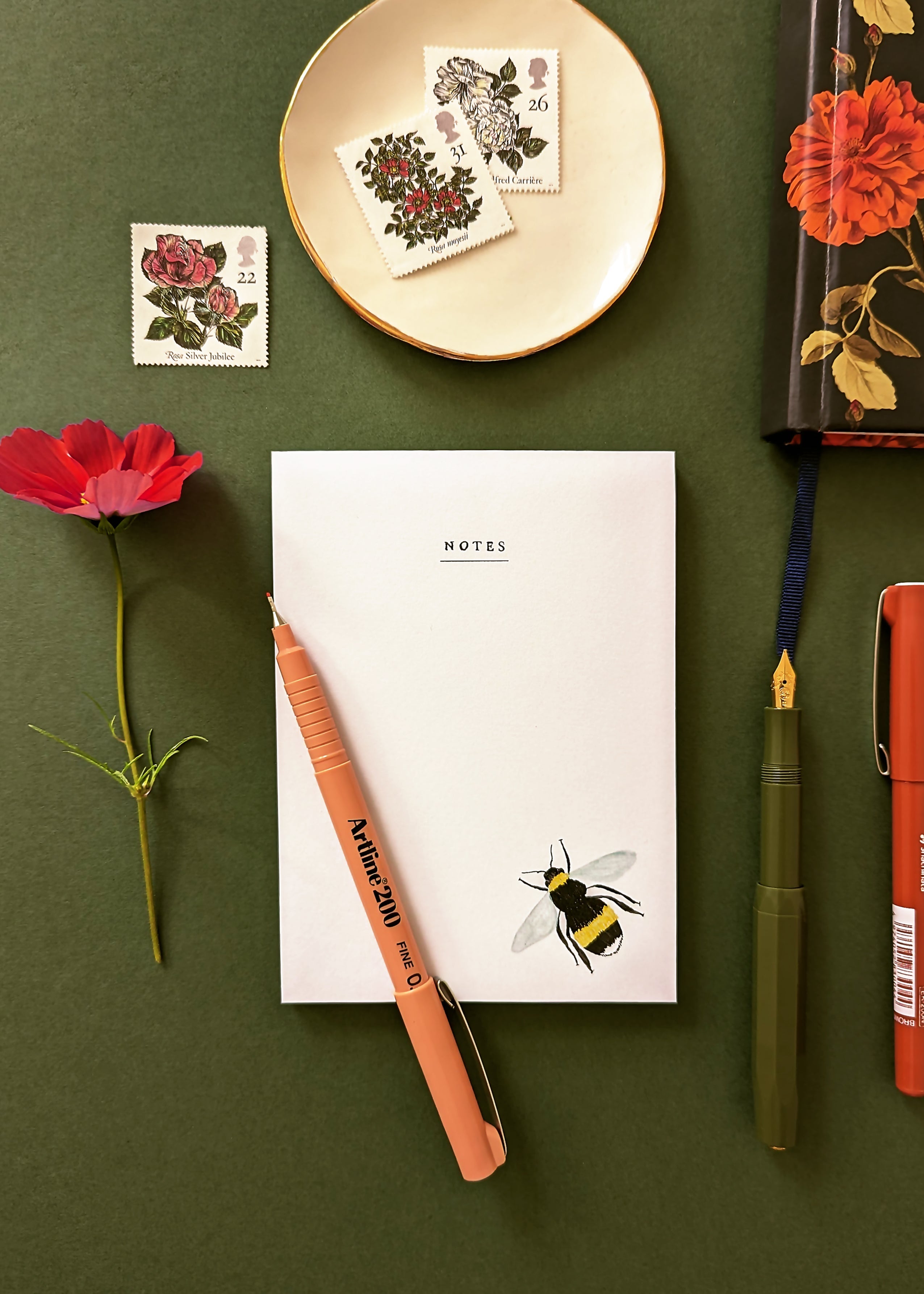 British Bee Jot Pad Notepad