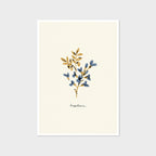 Blue Flower Art Print - Baptisia