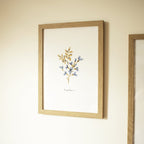 Blue Flower Art Print - Baptisia