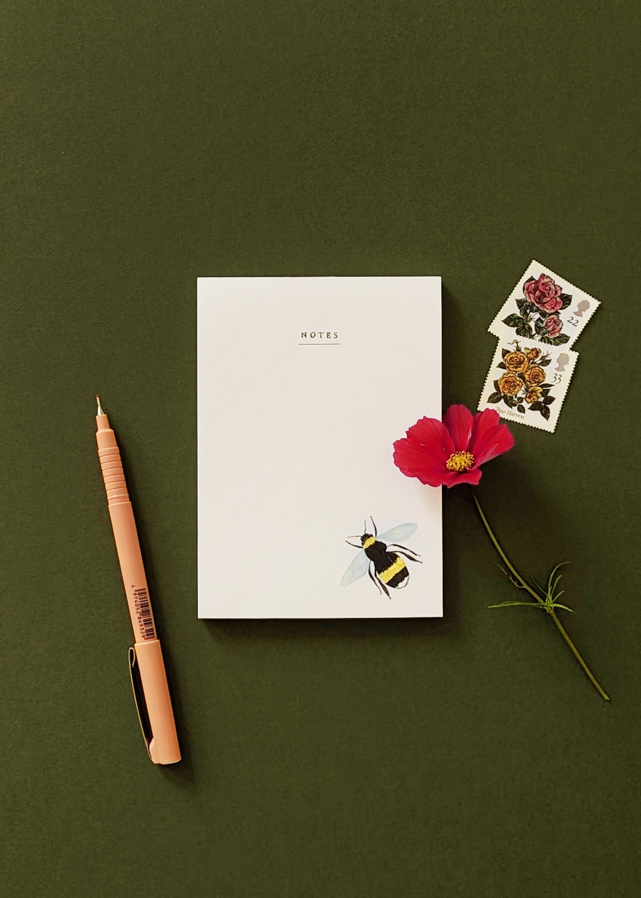 British Bee Jot Pad Notepad