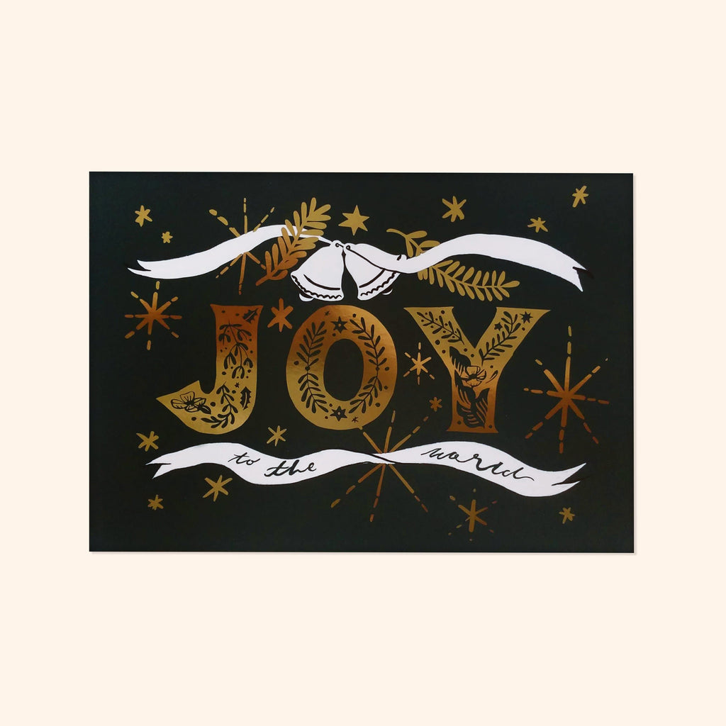 JOY Christmas Art Print