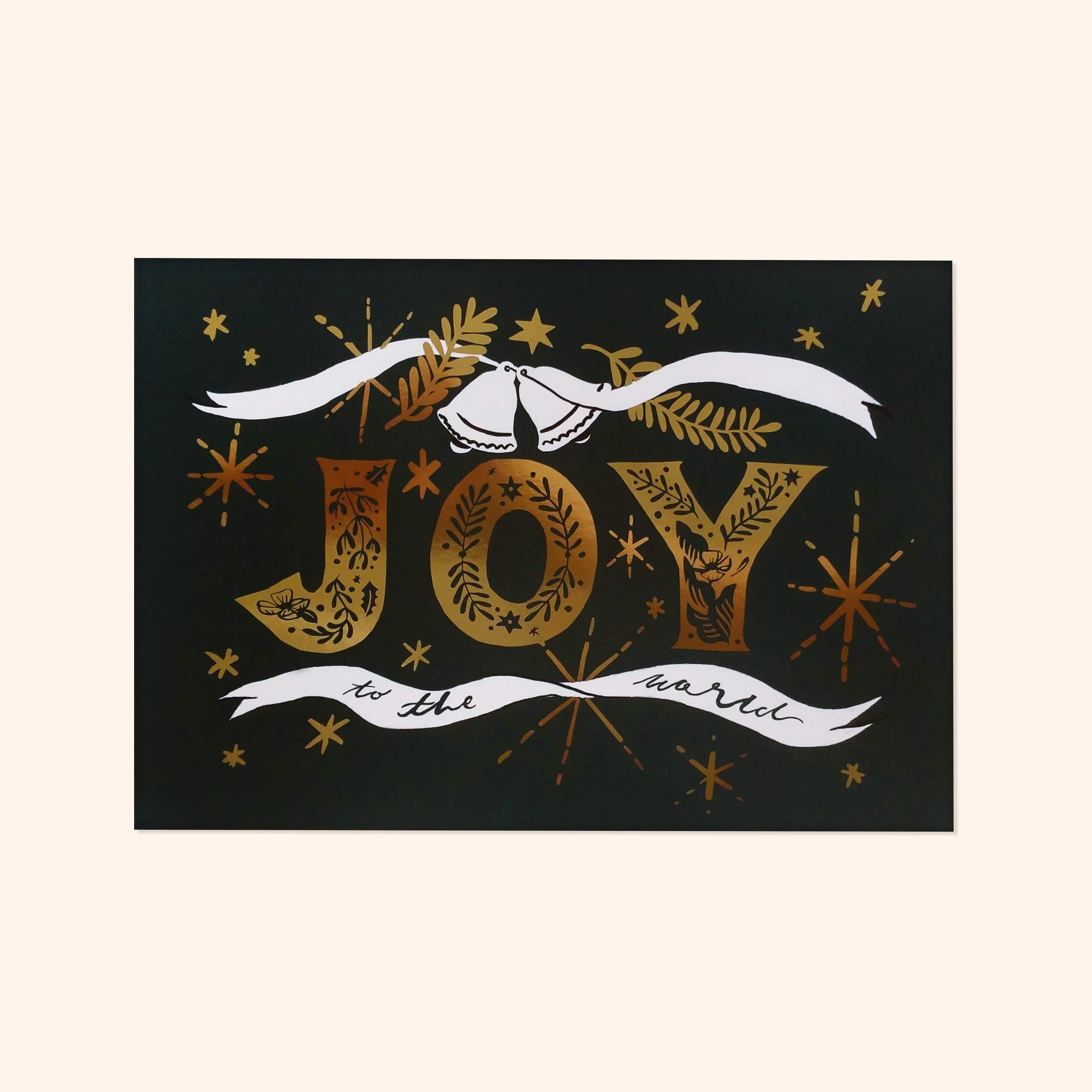 JOY Christmas Art Print