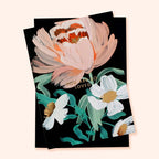 Black Floral Love Card - “You are So Loved”