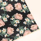 Peony Patterned Floral Wrapping Paper Sheet