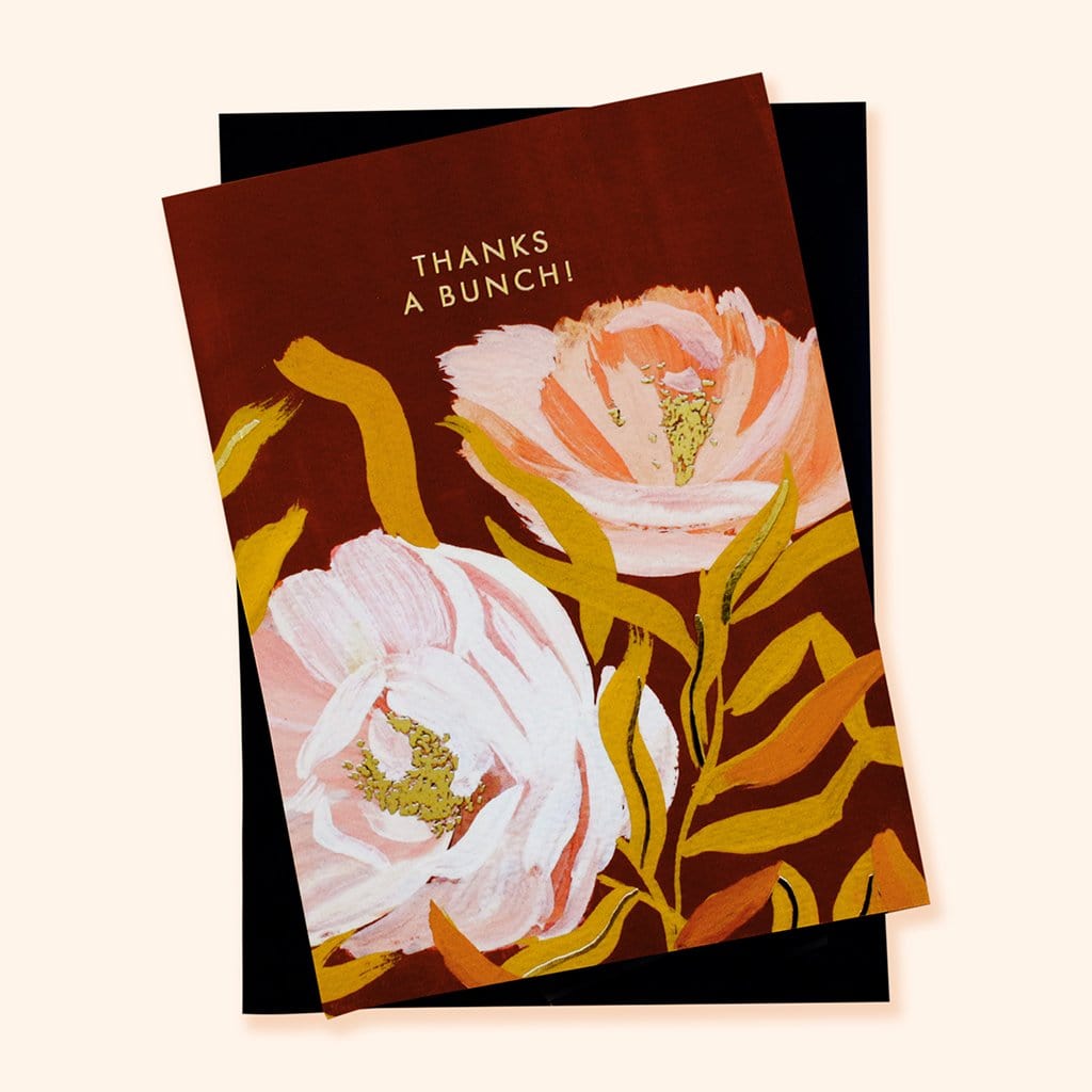 Illustrated Floral Thank You Card