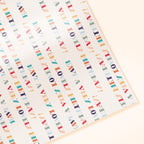 Rainbow Birthday Wrapping Paper Sheet