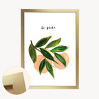 Peach Wall Art Print - “La Peche”