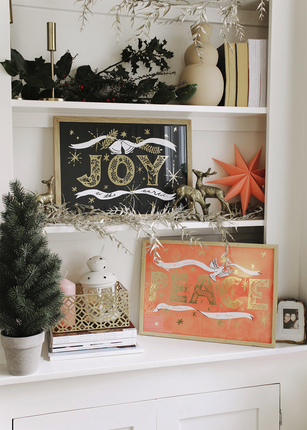 JOY Christmas Art Print