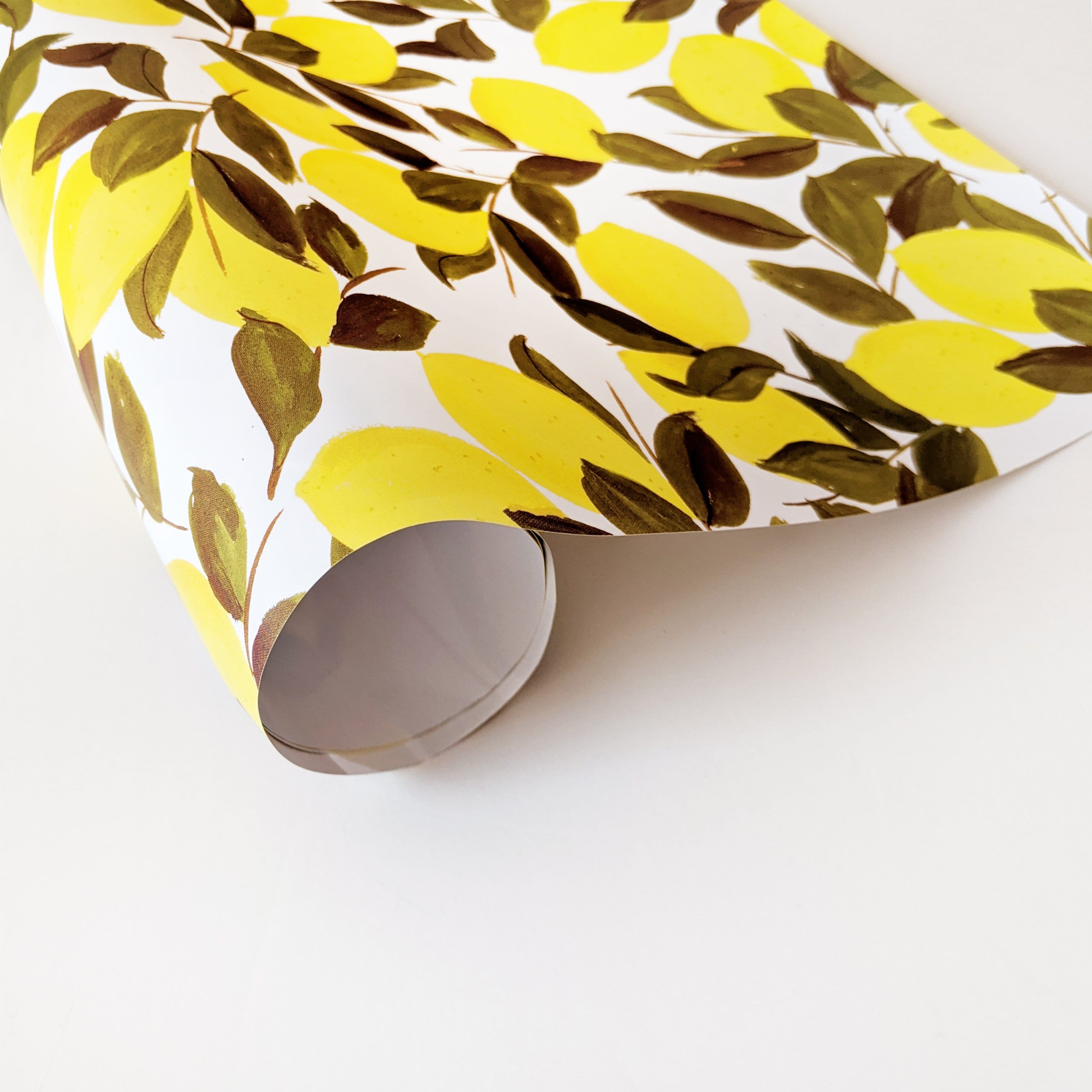 Lemon Wrapping Paper Sheet