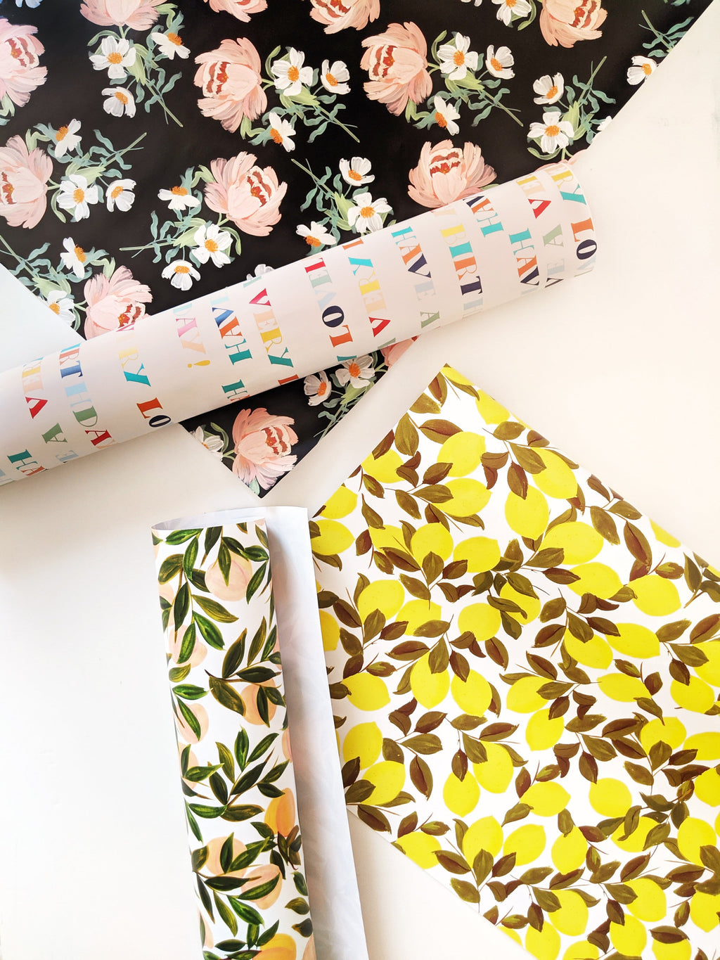 Peach Wrapping Paper Sheet