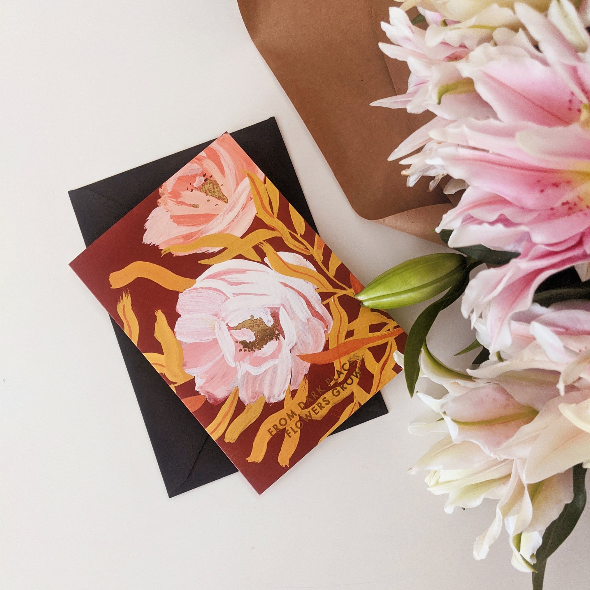 Self Care Card - “Flowers Grow”