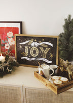 JOY Christmas Art Print