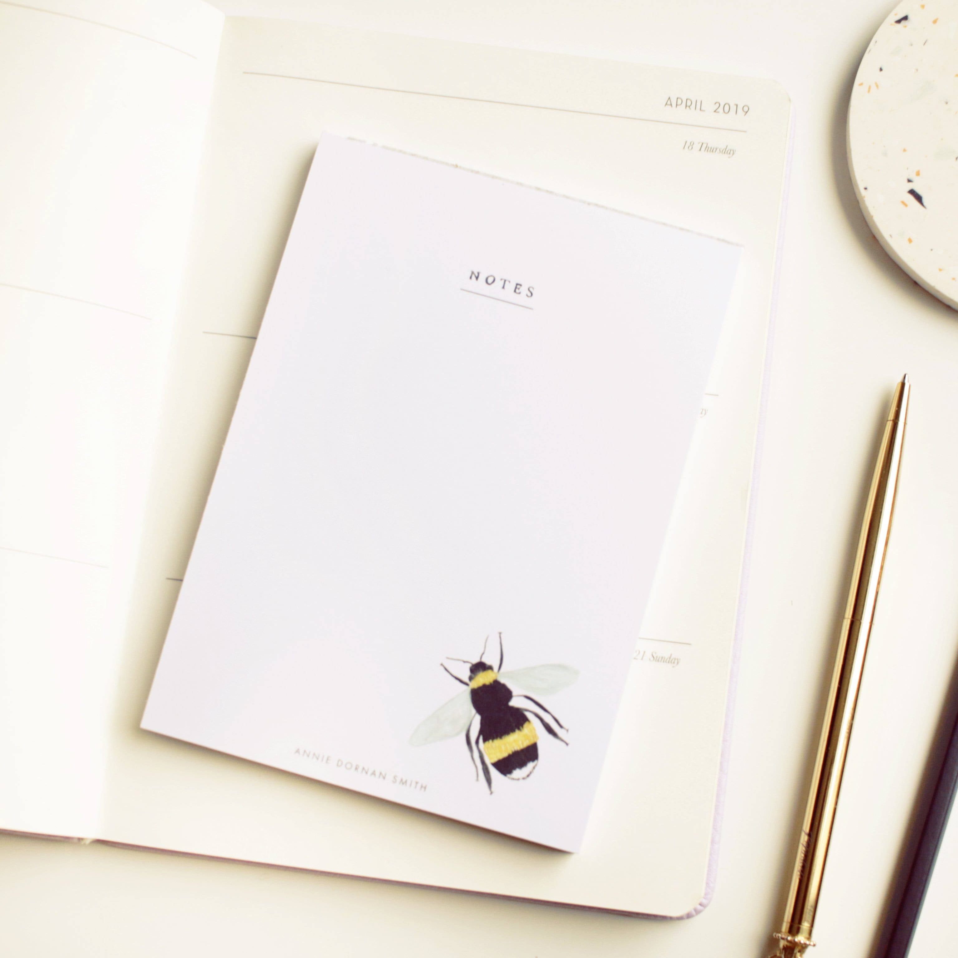 British Bee Jot Pad Notepad