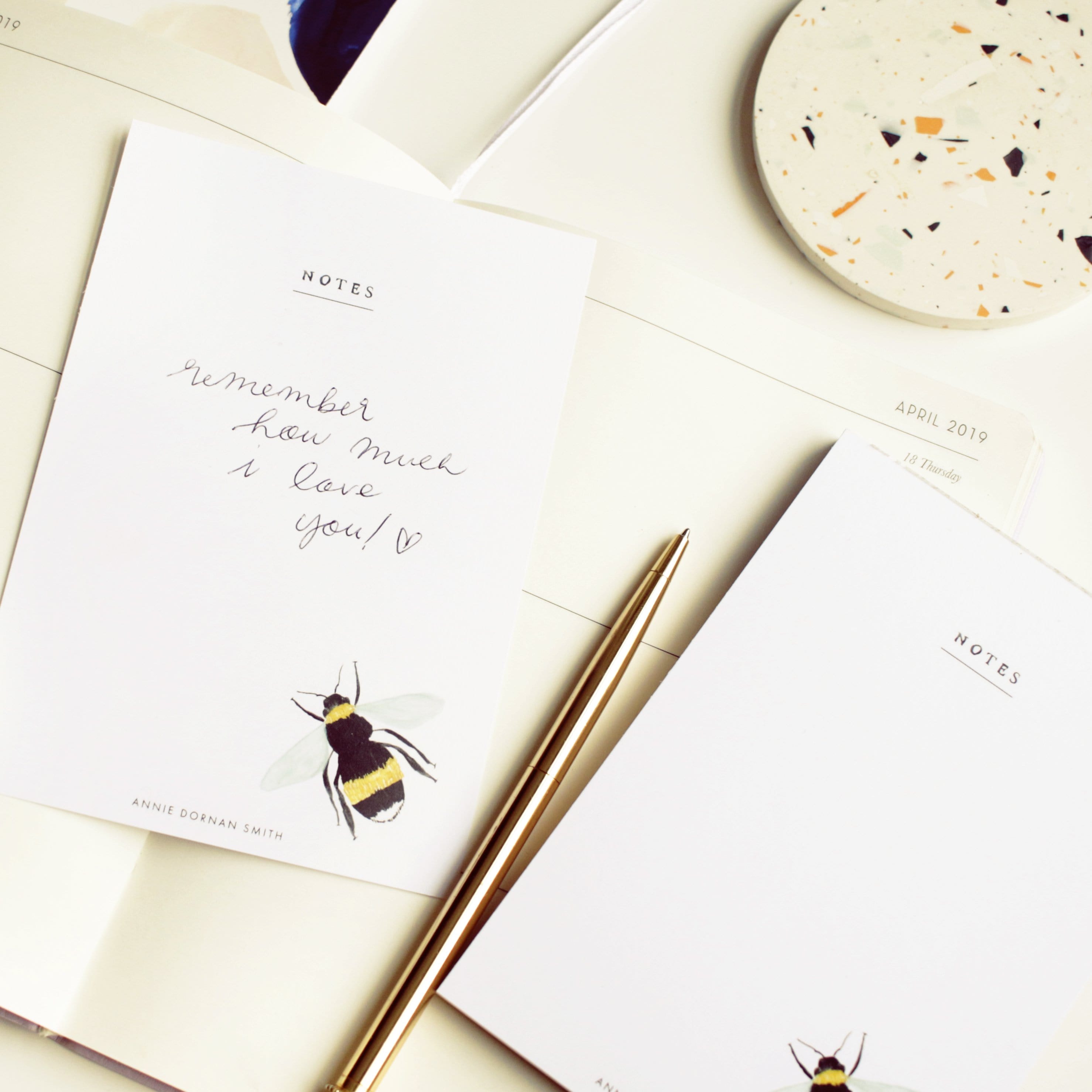 British Bee Jot Pad Notepad