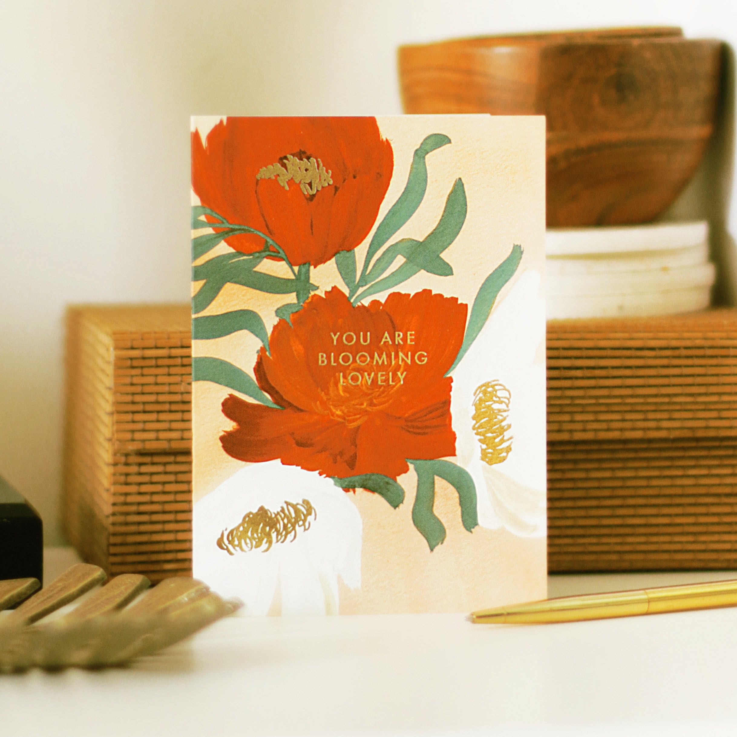 Floral Thank You Card - “Blooming Lovely”