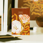 Illustrated Floral Thank You Card