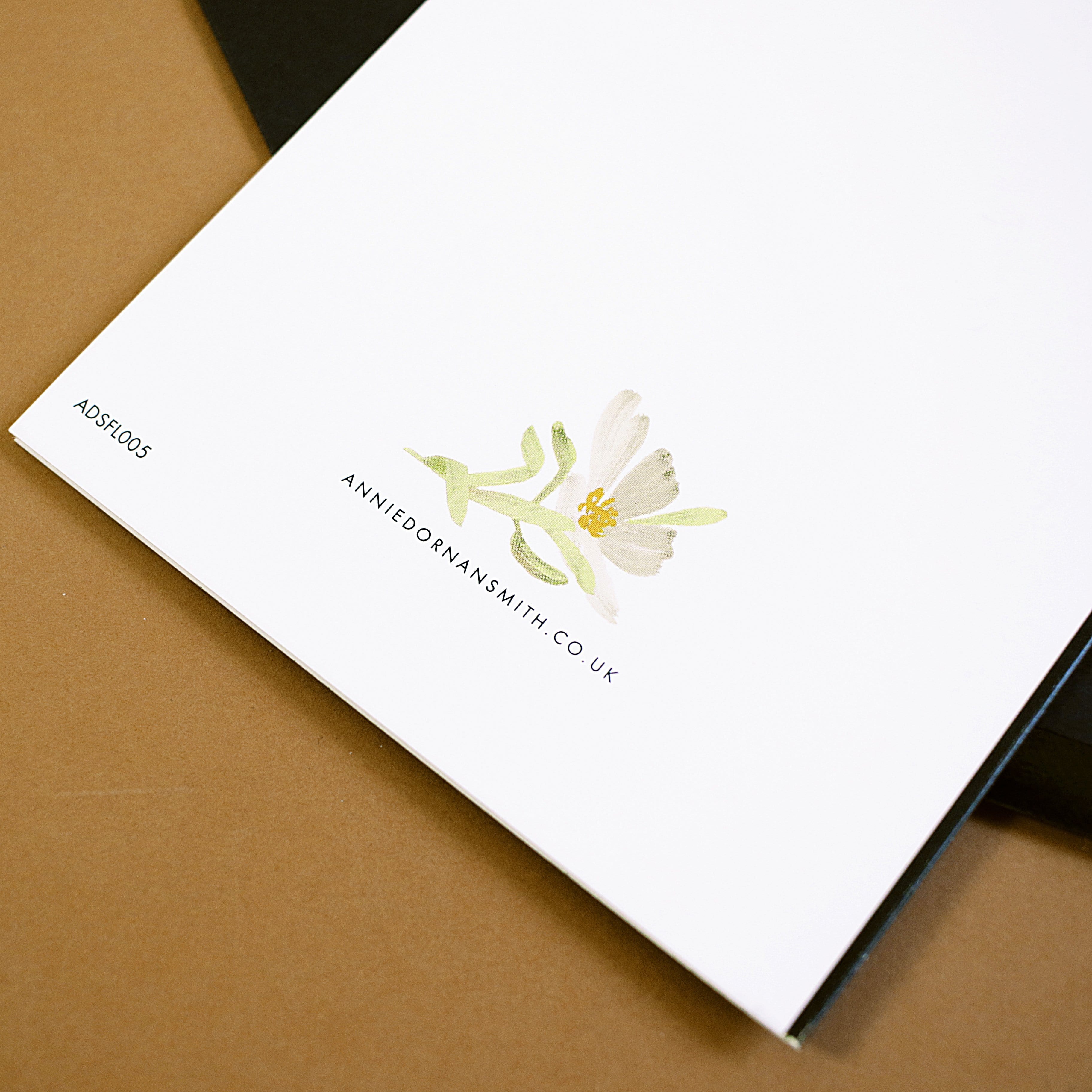 Black Floral Love Card - “You are So Loved”