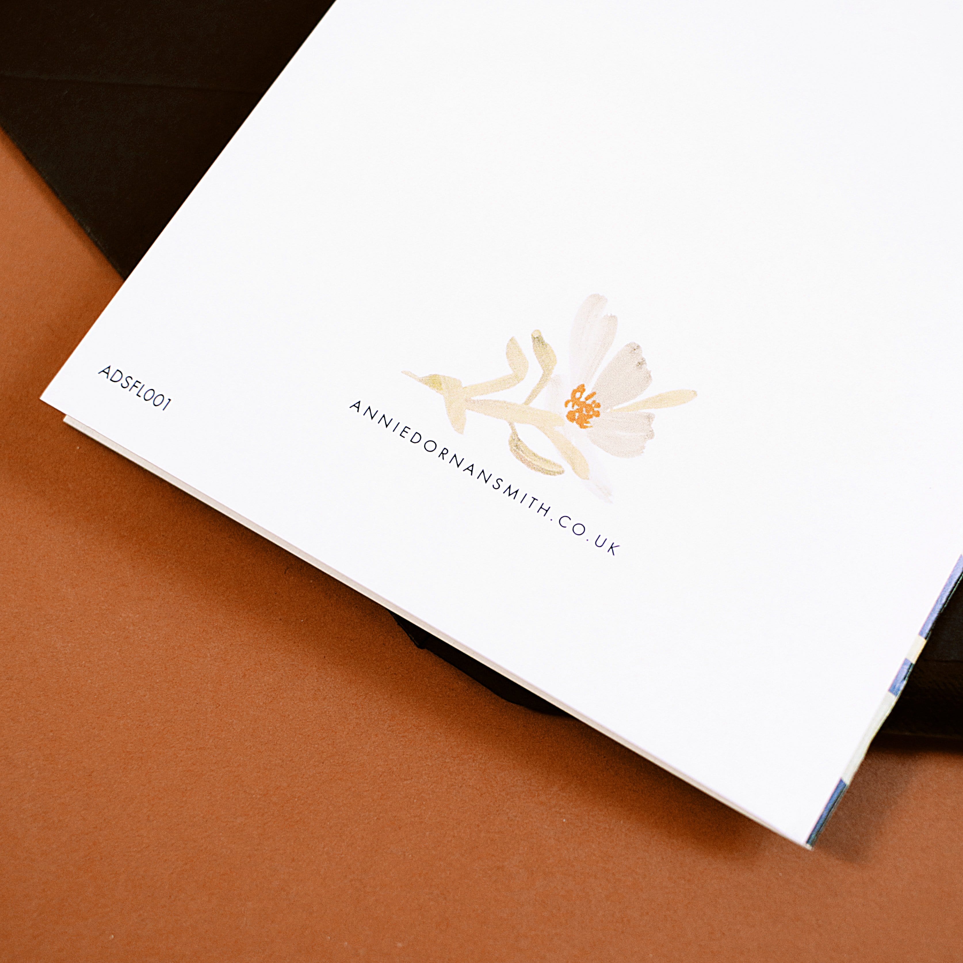 Illustrated Floral Birthday Card