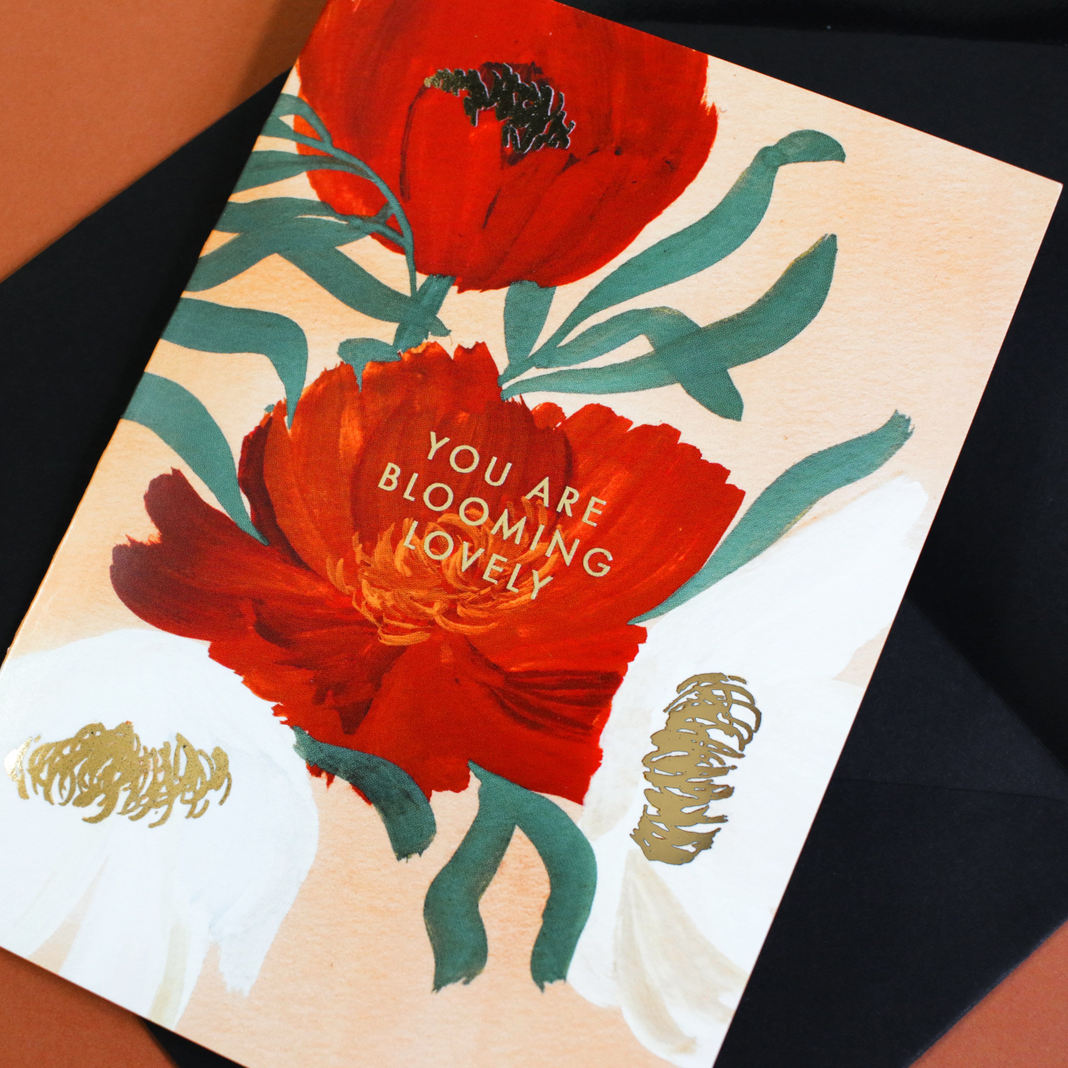 Floral Thank You Card - “Blooming Lovely”