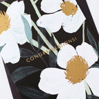 Modern Floral Congratulations Card