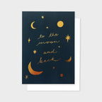 Moon & Back Postcard