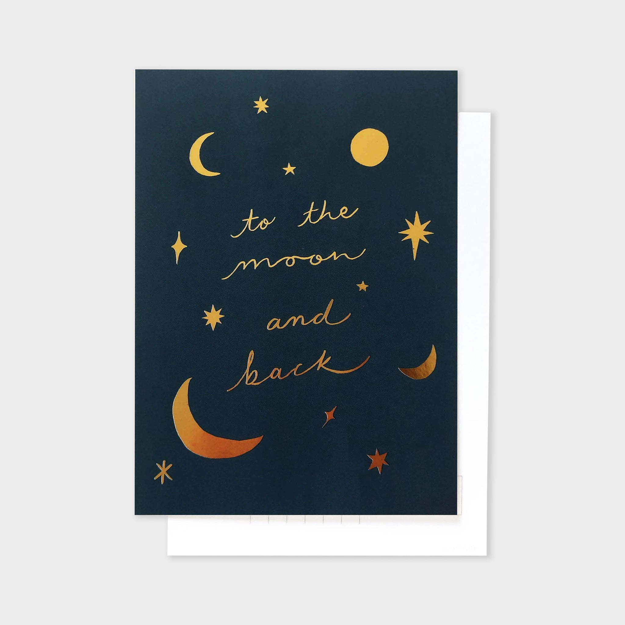Moon & Back Postcard