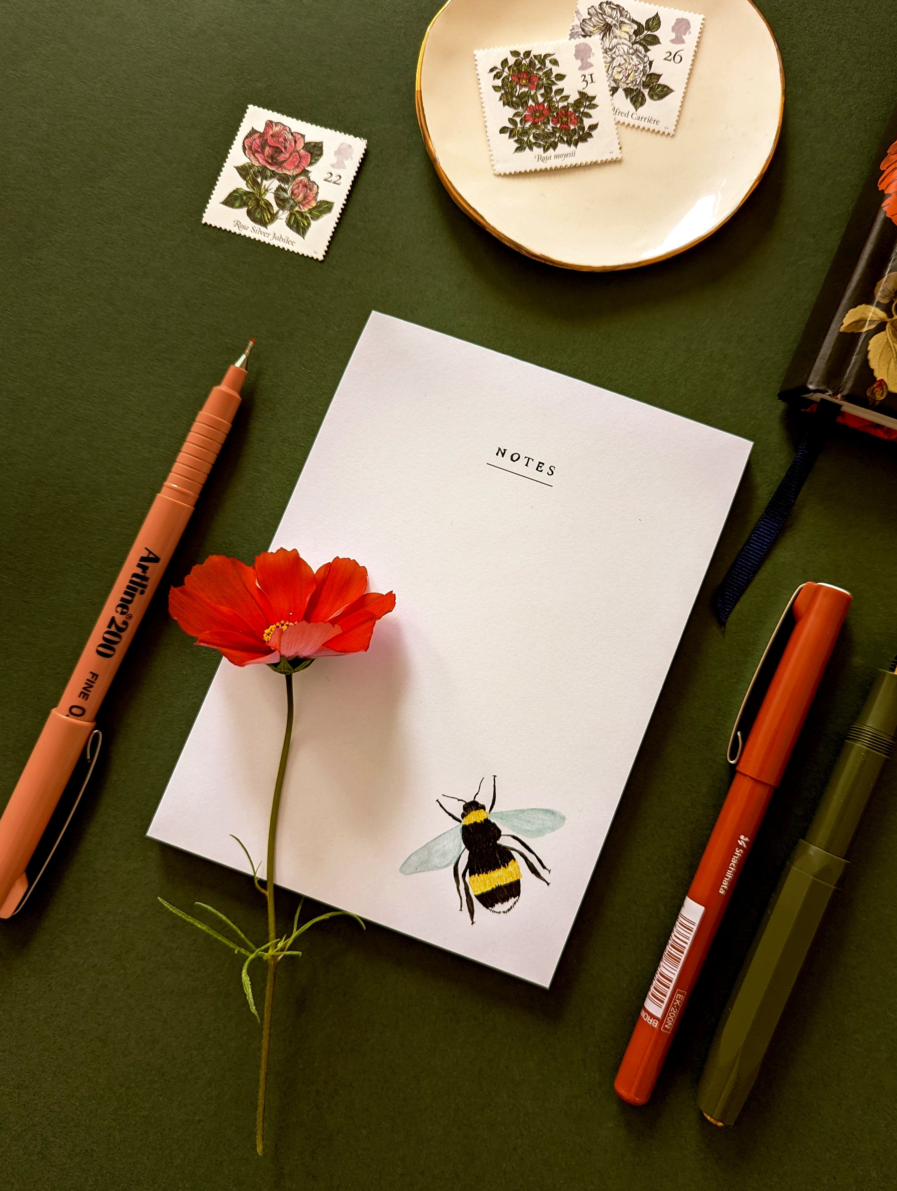 British Bee Jot Pad Notepad