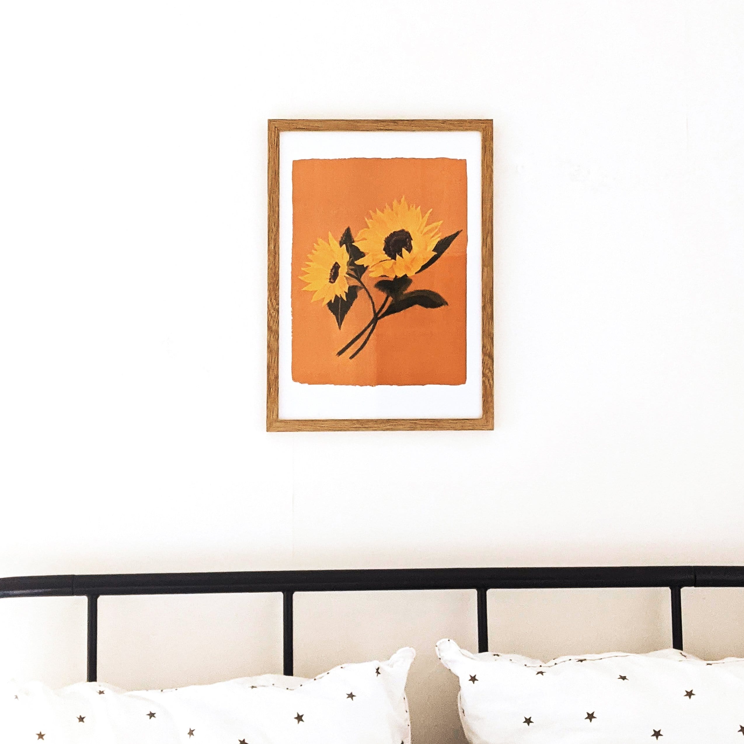 Sunflower Floral Botanical Art Print