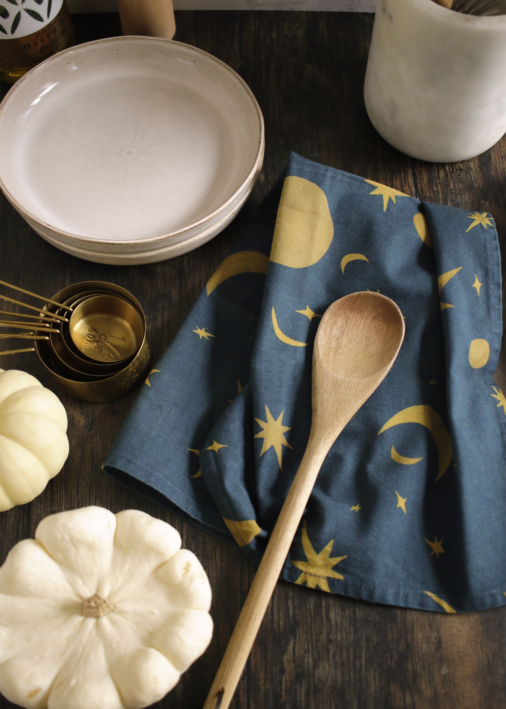 Celestial Pattern Tea Towel