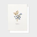 Blue Flower Postcard - Baptisia