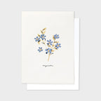 Forget Me Not Postcard - Myosotis