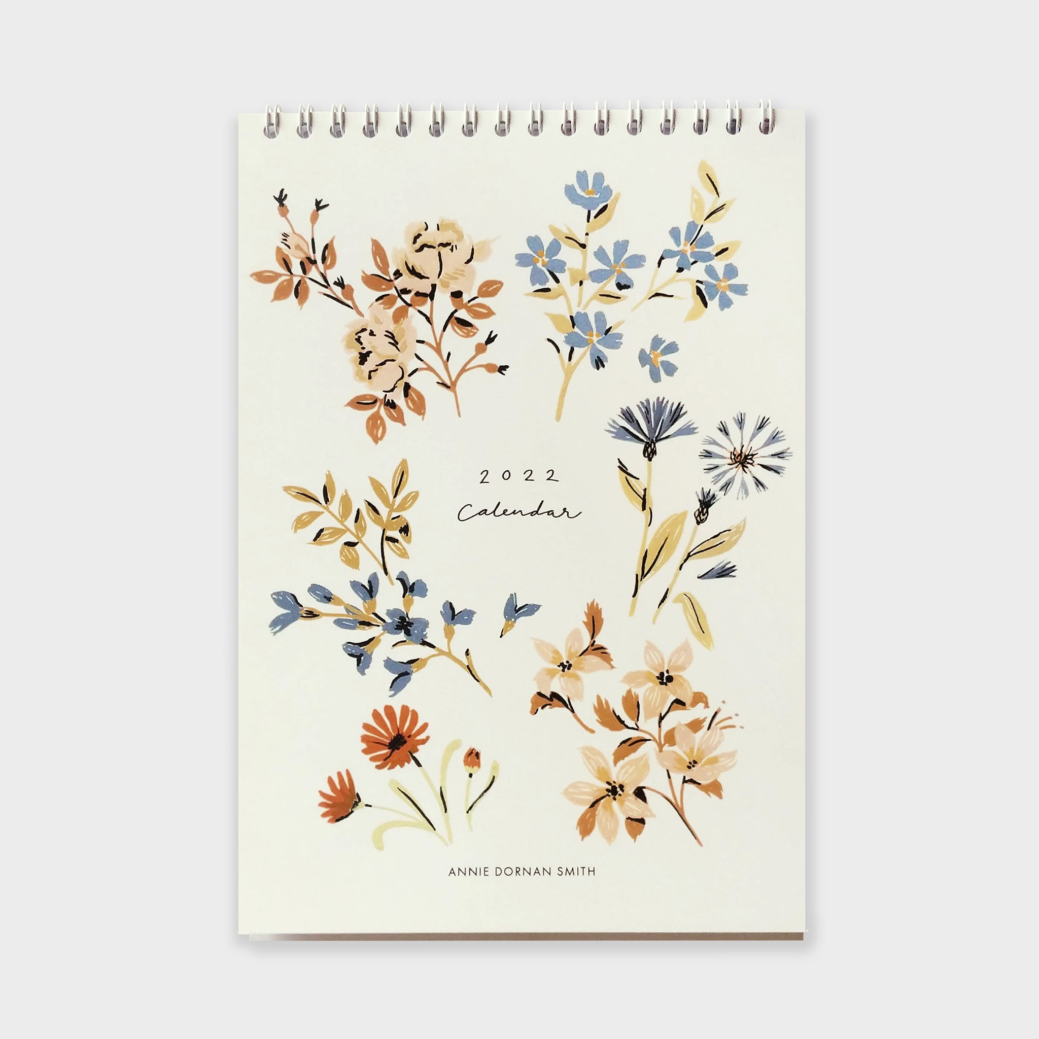 Illustrated Floral Desk Calendar