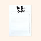 Minimal To Do List Notepad