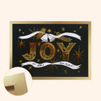 JOY Christmas Art Print