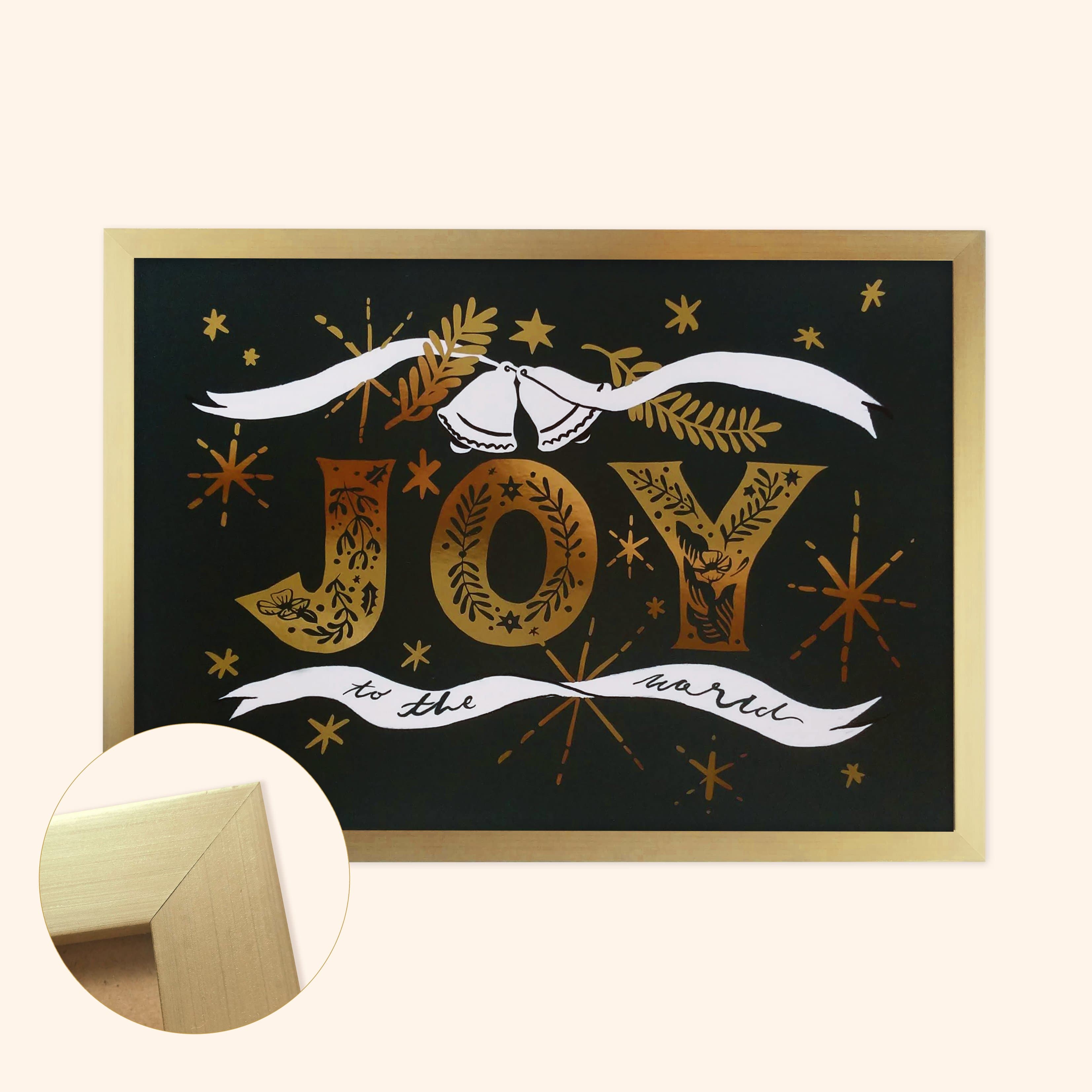 JOY Christmas Art Print