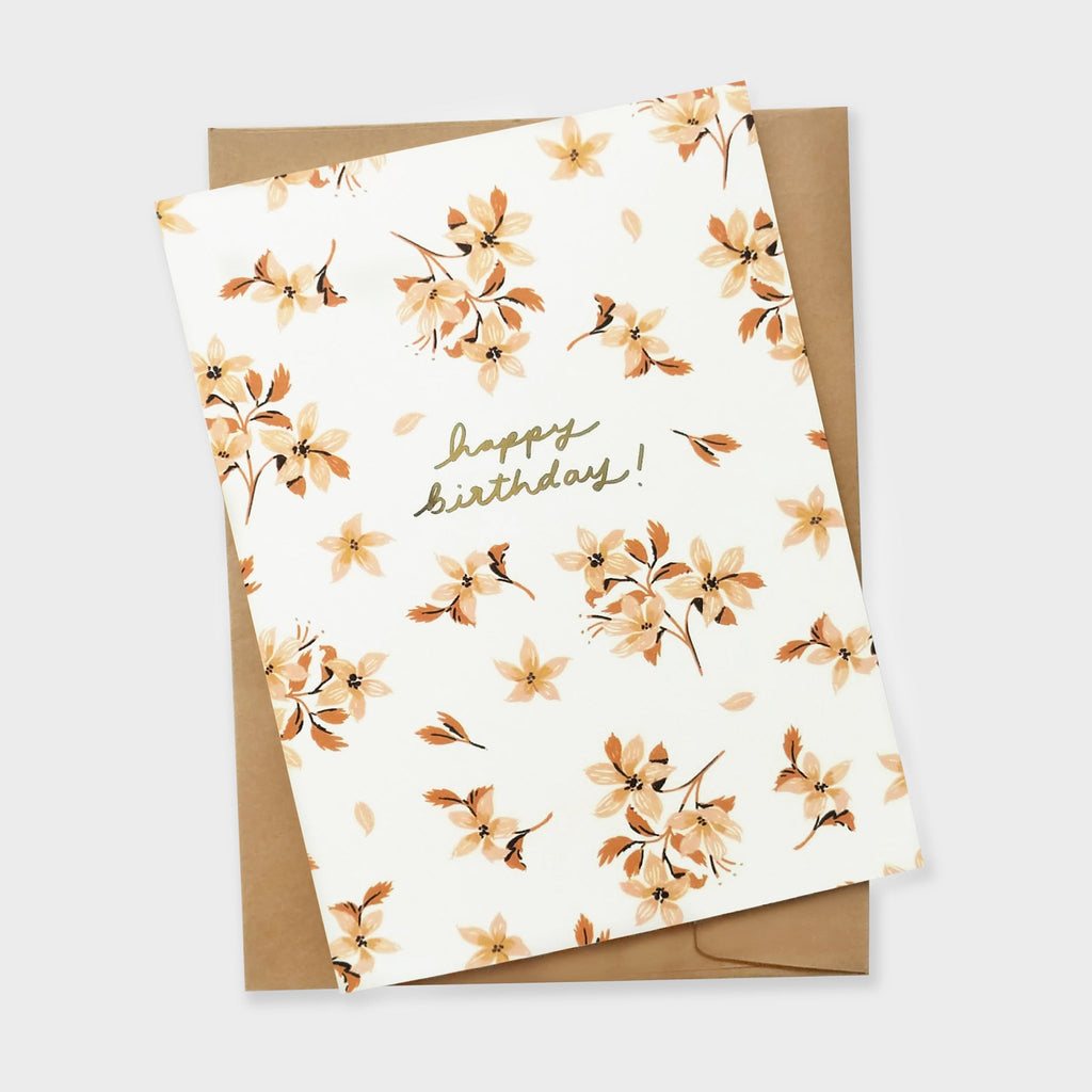 Ditsy Print Birthday Card