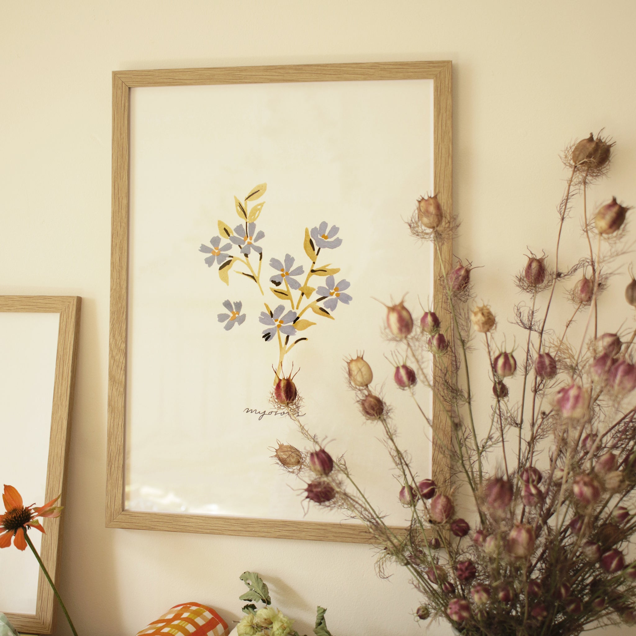 Forget Me Not Print - Myosotis