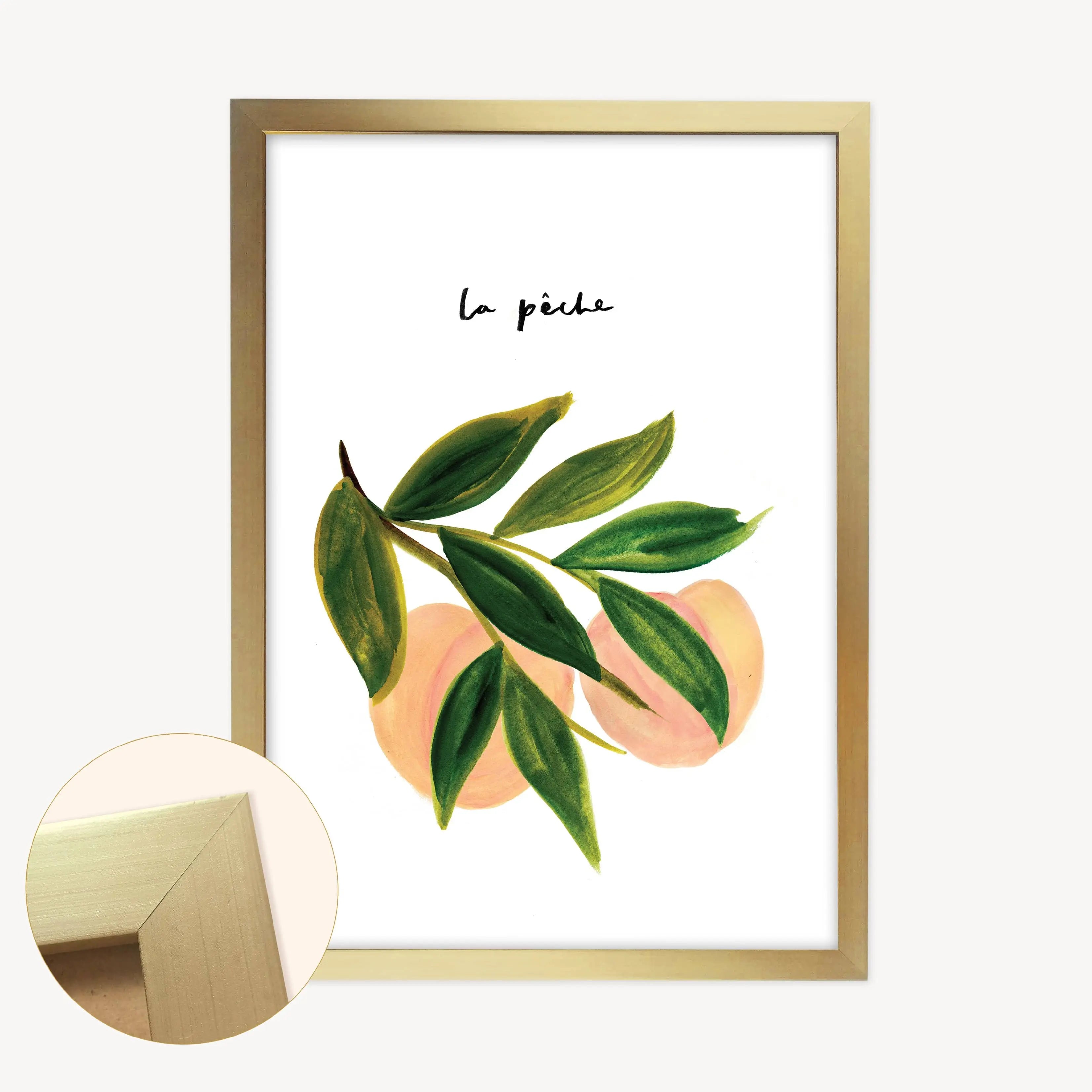 Peach Wall Art Print - “La Peche”