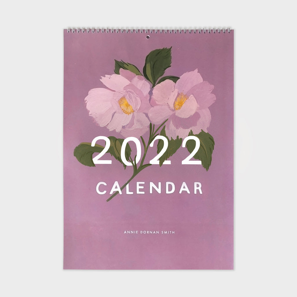 Illustrated Floral 2022 Wall Calendar