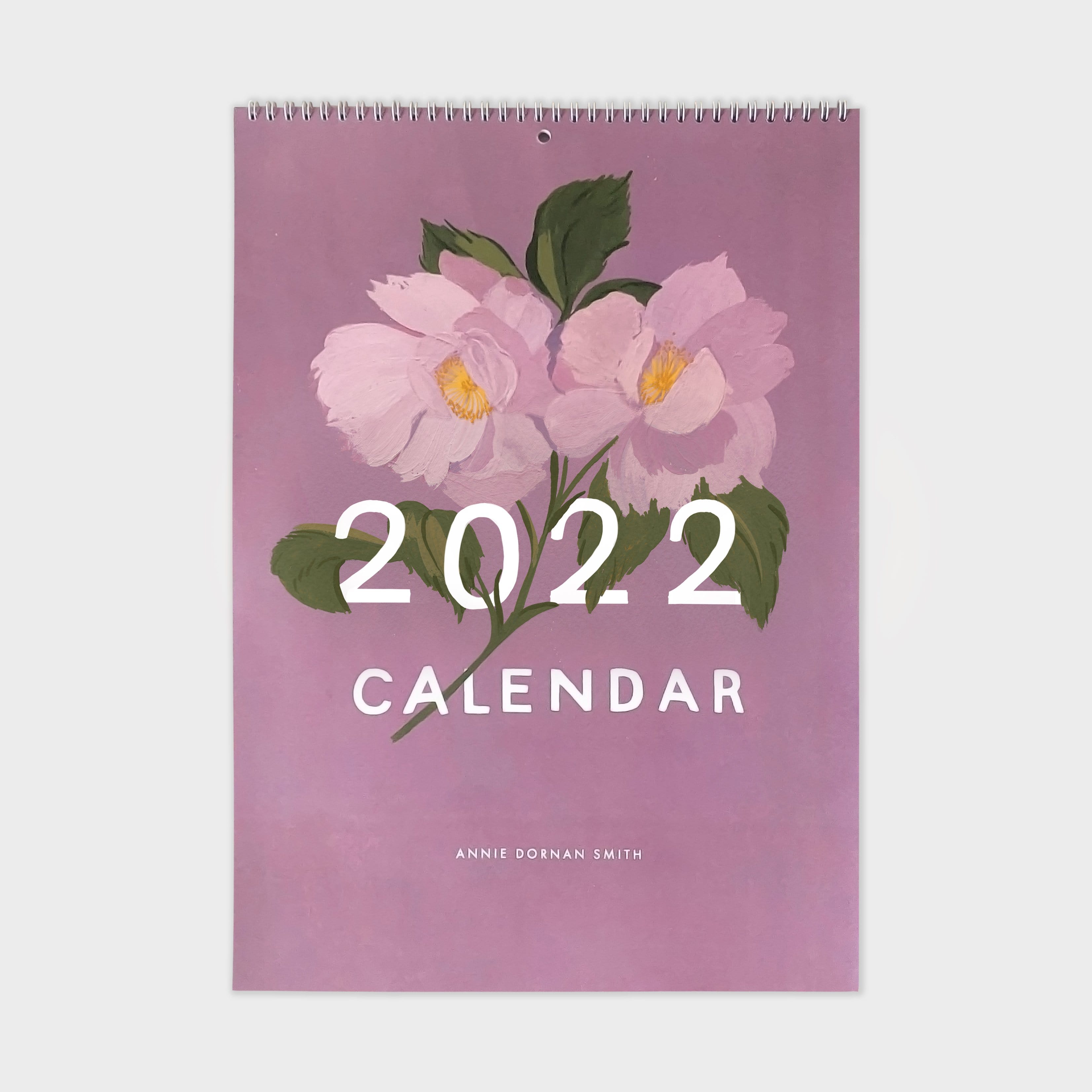 Illustrated Floral 2022 Wall Calendar
