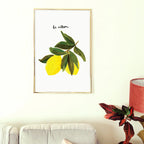 “Le Citron” French Lemon Art Print