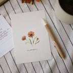 Orange Flower Postcard