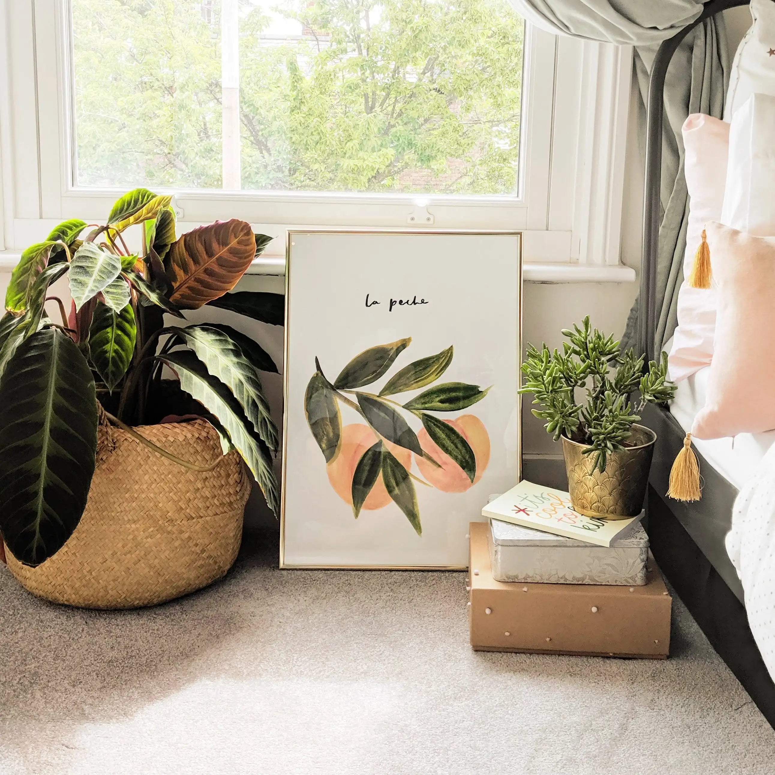 Peach Wall Art Print - “La Peche”