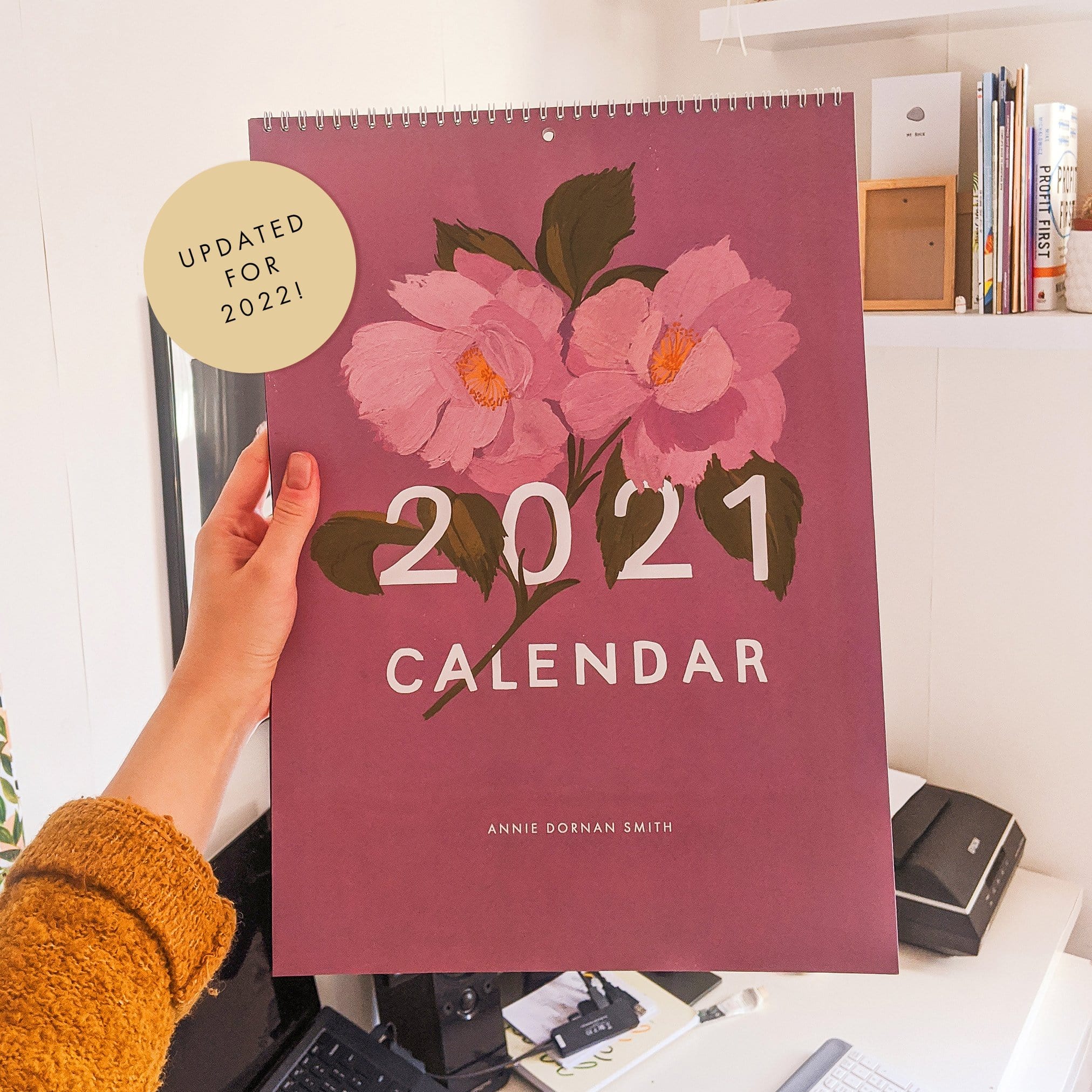 Illustrated Floral 2022 Wall Calendar